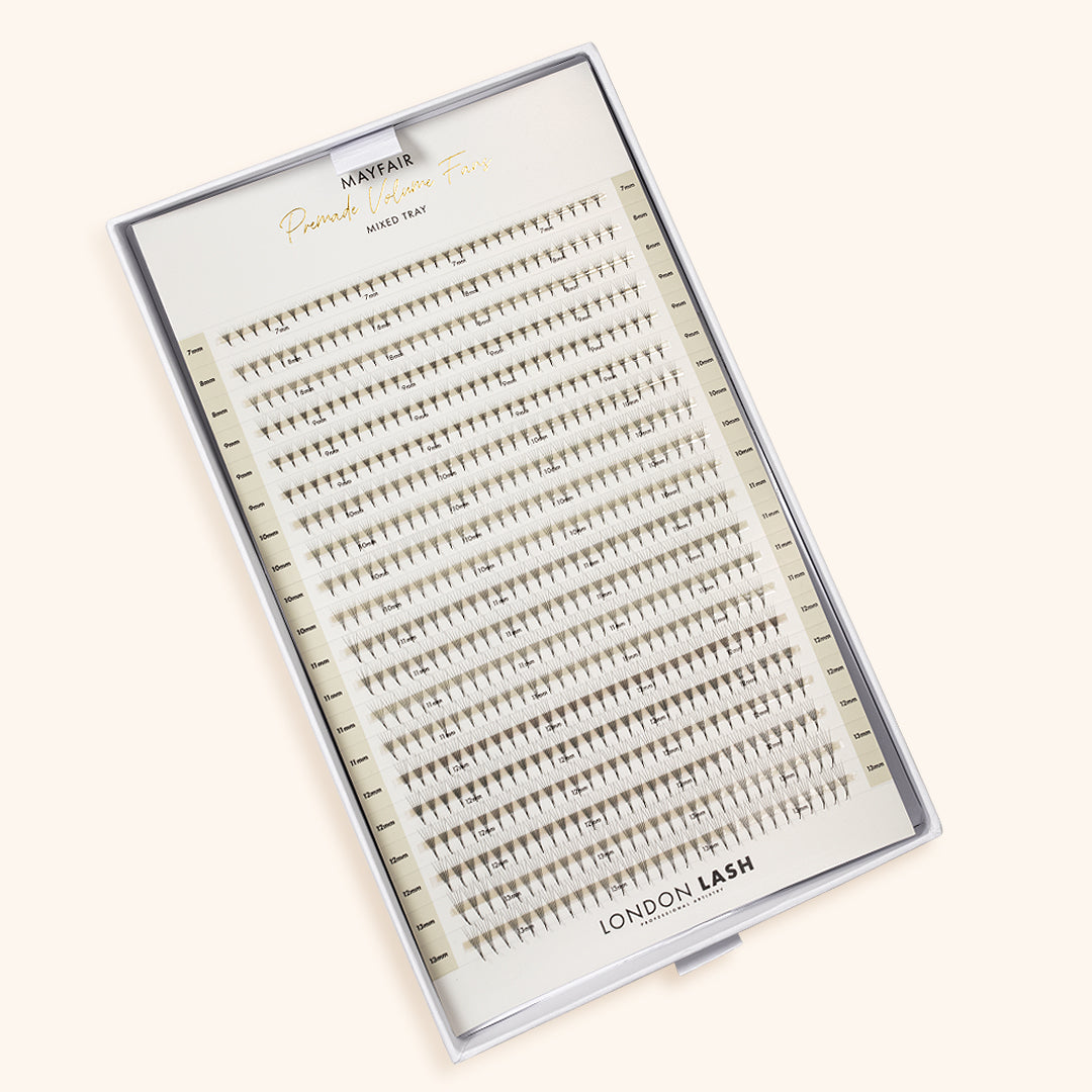Schmale Mayfair Fertigfächer 5D 0.06 - 600 Fächer - Mix Tray